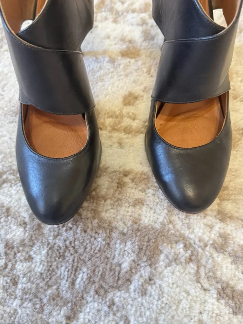Corso Como Black Criss Cross Heels